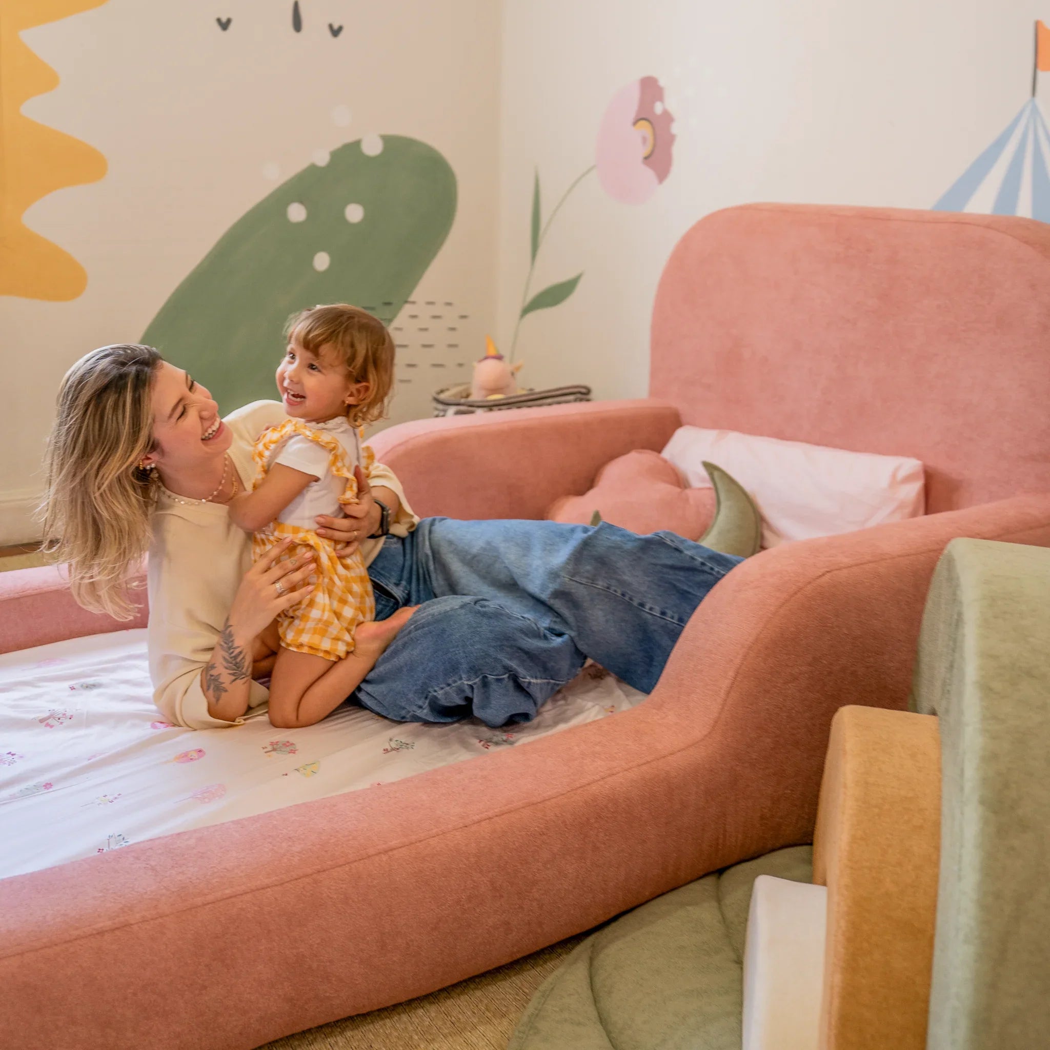 Little Duck Montessori Bed – Fairy Blossom Pink