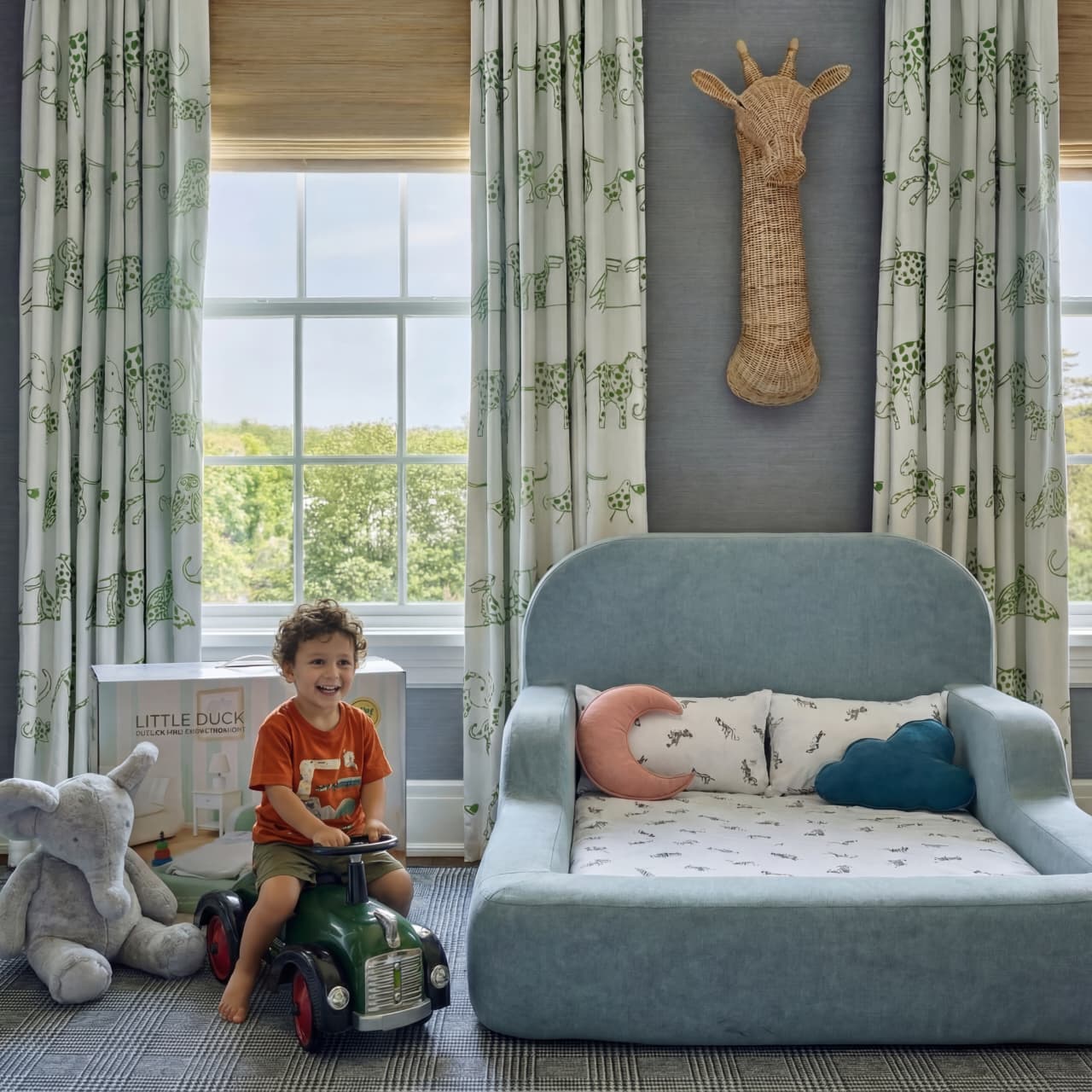 Little Duck Montessori Bed – Sky Blue