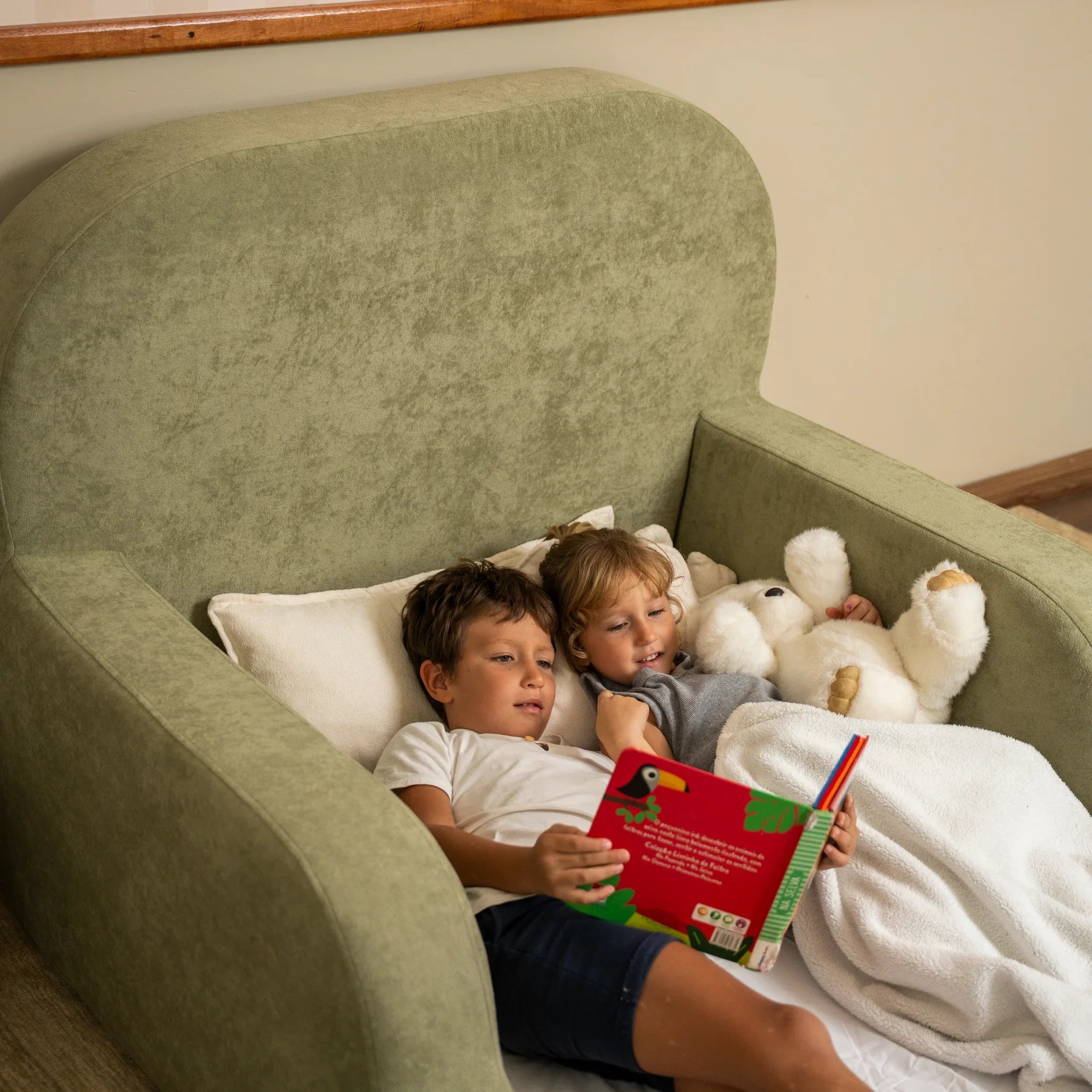 Little Duck Montessori Bed – Olive Green