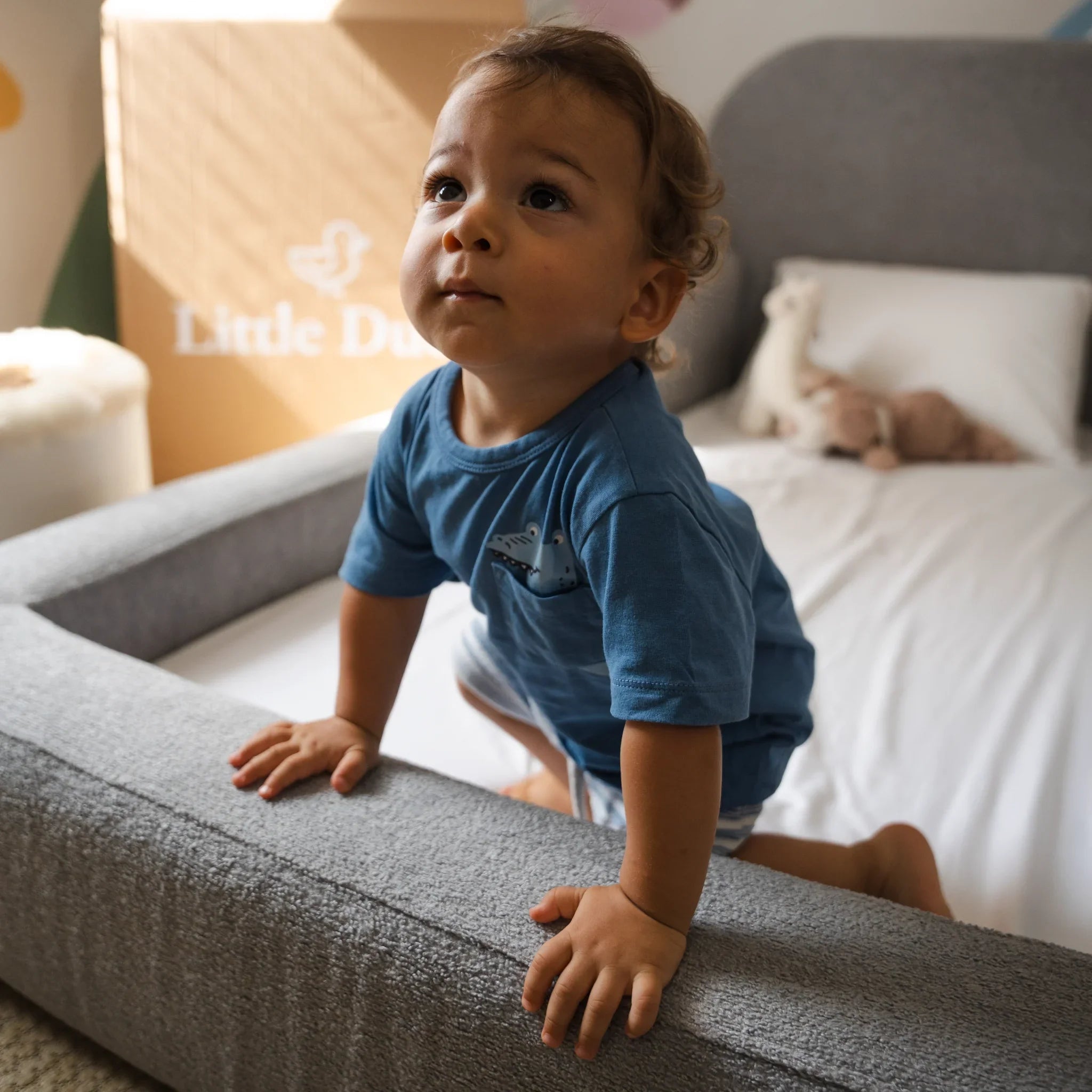 Little Duck Montessori Bed – Stone Castle Gray