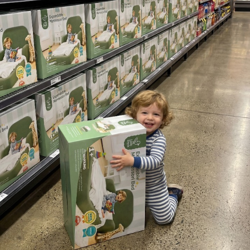 Little Duck Montessori Bed – Stone Castle Gray