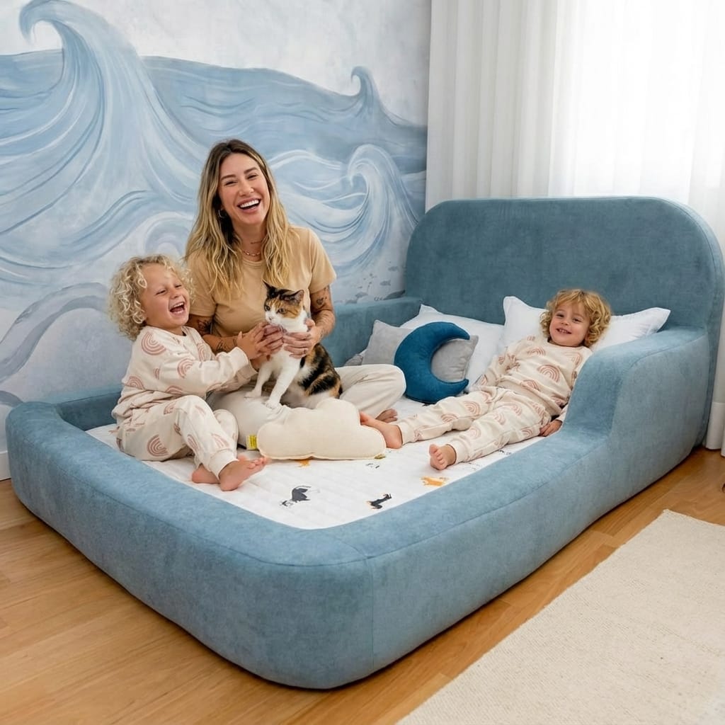 Little Duck Montessori Bed – Sky Blue